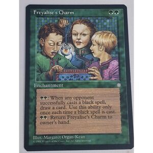 Freyalise's Charm Ice Age 1995 MTG Green Enchantment Old‎ Border